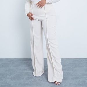 Cream flare I Saw It First trousers
